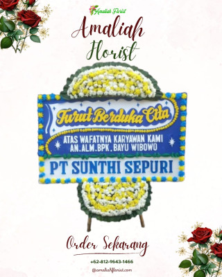 Papan Bunga Duka di Ciamis