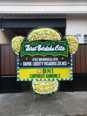 Papan Bunga Duka di Ciamis