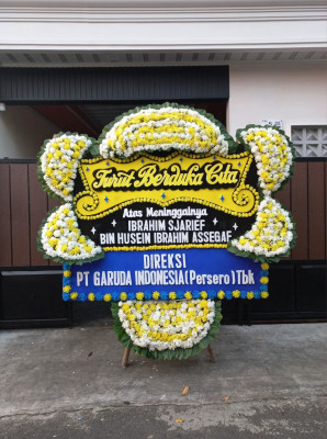 Papan Bunga Duka di Ciamis
