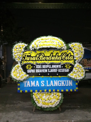 Papan Bunga Duka di Ciamis