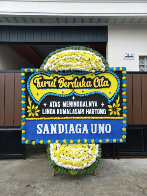 Papan Bunga Duka di Ciamis