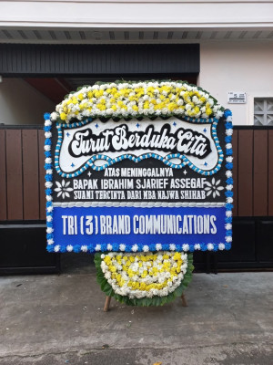 Papan Bunga Duka di Ciamis